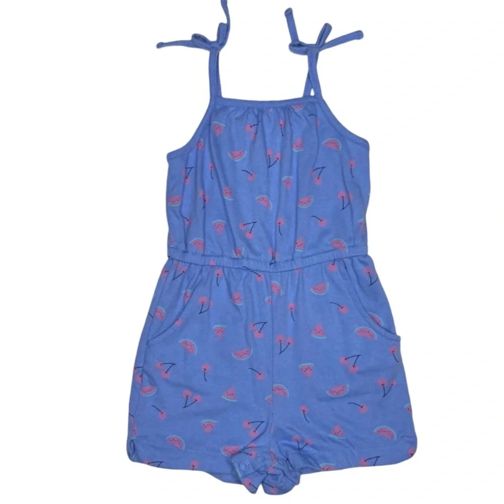 Cat & Jack Watermelon‎ And Cherries Romper